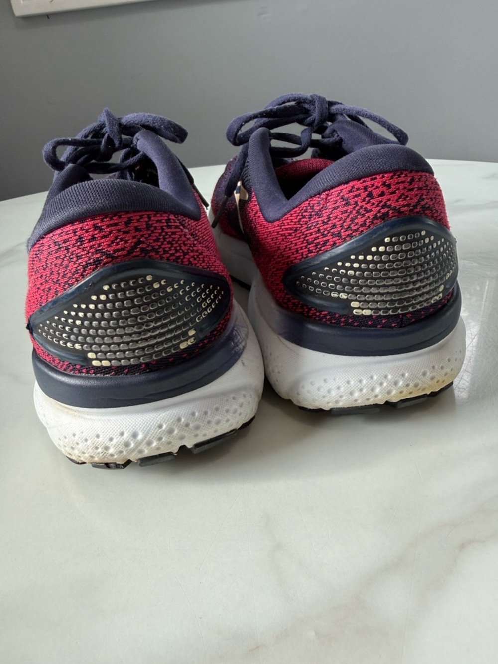 Brooks Ghost Women's Running Shoes - Navy and Pink - Picture 4 of 9